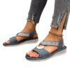 04621317-1113-4e03-83cc-f2cb95c85f62.jpg Plus Size Fish Mouth Wedge Sandals Flat Sole Elastic Strap Open Toe Summer Shoes For Women